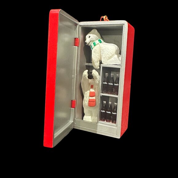 Vintage Coca-Cola Vending Machine Ornament – Retro Coke Machine Christmas Decor - Picture 5 of 8